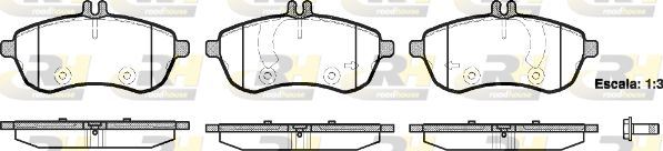 ROADHOUSE 21301.00 | Fren Balatası C Class W204 S204 01 07 -