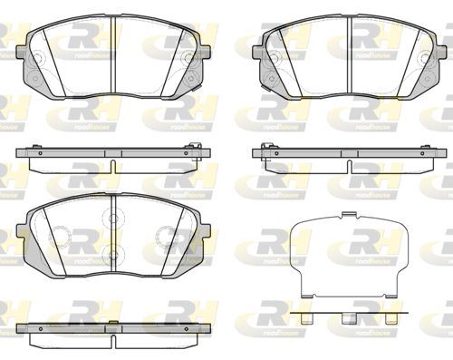 ROADHOUSE 21302.43 | Fren Balatası Ön Hyundai Kona Tuscon Kia Ceed Xceed Sportage 2015 / 2021