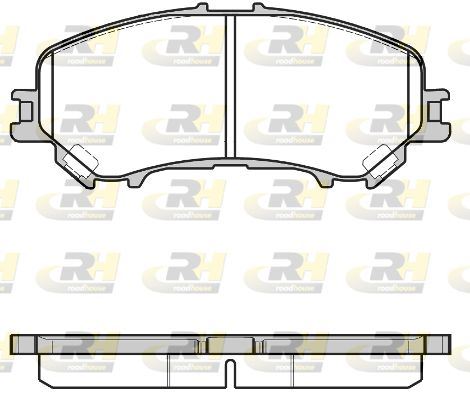 ROADHOUSE 21318.22 | Fren Balatası Ön Nissan Qashqai J11 1.6 DCI 2013 / Renault Kadjar 2014 /