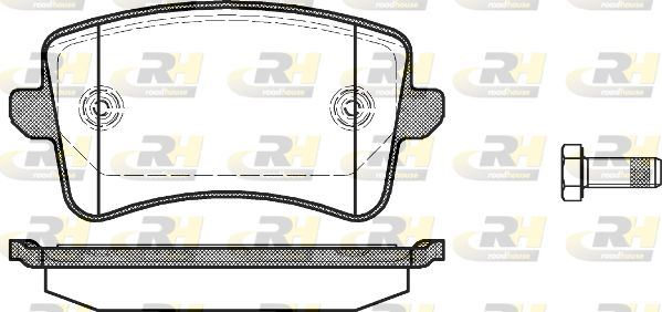 ROADHOUSE 21343.00 | Fren Balatası A4 Allroad 8Kh 04 09 -
