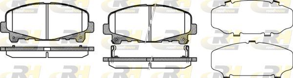 ROADHOUSE 21390.02 | Fren Balatası Accord Ix Cu Berlina Tourer 07 Xx