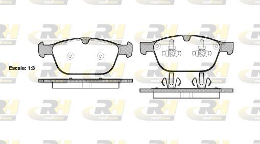 ROADHOUSE 21397.00 | Fren Balatası Xc 60 05 08 -