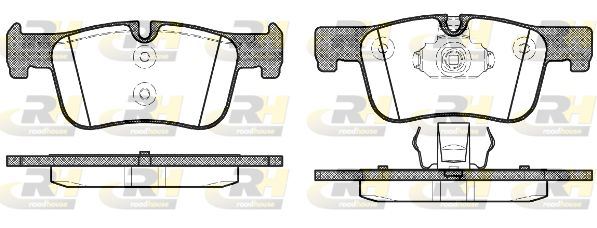 ROADHOUSE 21478.00 | Fren Balatası Ön BMW-1 F20 F21 BMW-3 F30 F31 BMW-4 F32 F36 11 >
