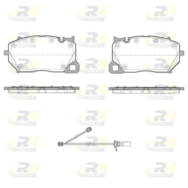 ROADHOUSE 21743.00 | Fren Balatası Ön Audi A8 17 > Q7 Q8 15 >