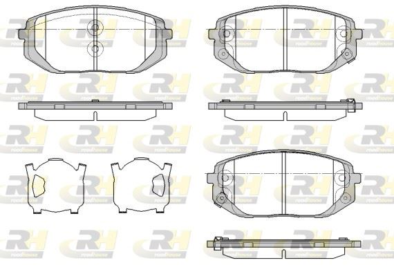 ROADHOUSE 21957.02 | Fren Balatası Ön Tucson > 22 Sportage > 22 Ioniq 6 > 22 Ioniq 5 22 > Ev6 21 >