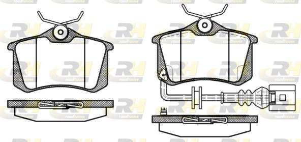 ROADHOUSE 2263.41 | Fren Balatası A1 8×1 05 10 -