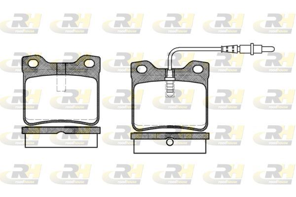 ROADHOUSE 2321.02 | Fren Balatası 406 Berlina Coupe Station Wagon 8B