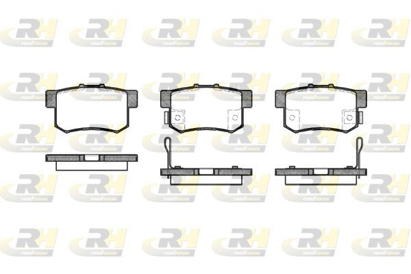 ROADHOUSE 2325.12 | Fren Balatası Accord IV Cb3. Cb7 11 89-10 93