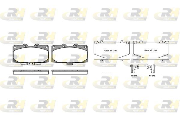 ROADHOUSE 2599.12 | Fren Balatası Impreza Berlina Station Wagon Gd. G