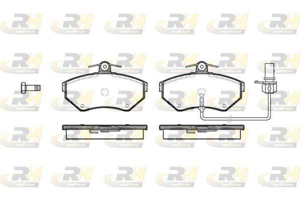 ROADHOUSE 2631.12 | Fren Balatası Ön Passat B5 96 > Passat B5 00 > A4 94 > A4 00 > Exeo 09 >