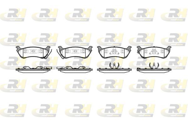ROADHOUSE 2698.01 | Fren Balatası M CLAss W163 02 98-06 05
