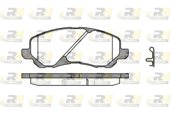 ROADHOUSE 2804.02 | Fren Balatası Eclıpse II D3_ 12 95-04 99