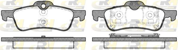 ROADHOUSE 2862.00 | Fren Balatası Mini R50 R53 06 01-10 06 Xx
