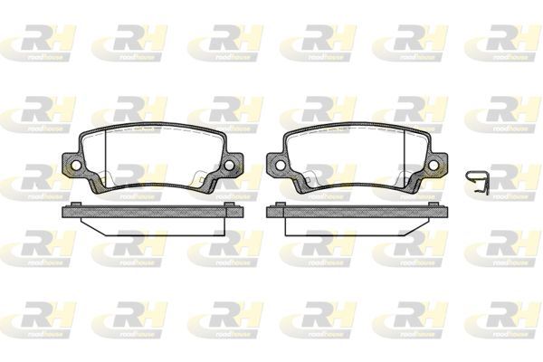 ROADHOUSE 2874.02 | Fren Balatası Arka Toyota Corolla 03 > 07 1.4 1.6 VVTI