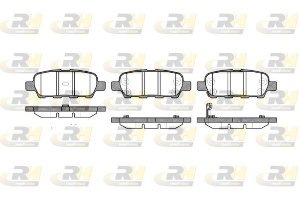 ROADHOUSE 2876.01 | Fren Balatası Arka Nissan Qhasqaı J10 X-Trail T31 Juke F15 2007 / 2013 Renault Koleos 2.0 DCI 4×4