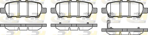 ROADHOUSE 2876.31 | Fren Balatası Arka Nissan Qhasqaı J10 X-Trail T31 Juke F15 2007 / 2013 Renault Koleos 2.0 DCI 4×4