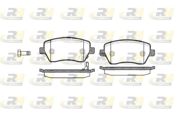 ROADHOUSE 2987.11 | Fren Balatası Agila H08 04 08 -