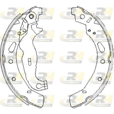 ROADHOUSE 4242.00 | Fren Pabuç Takımı Arka Ford Fiesta IV 2012 / 2017