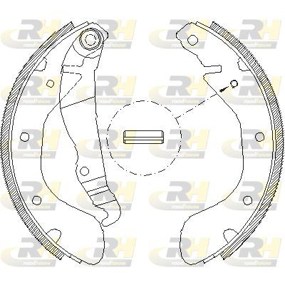 ROADHOUSE 4307.00 | Kampana Balata Astra F 92 > 98 91 > Corsa B 93 > 02 93 > Corsa C 01 > 11 00 > Tigra A 94 > İnce Tip 200×29mm