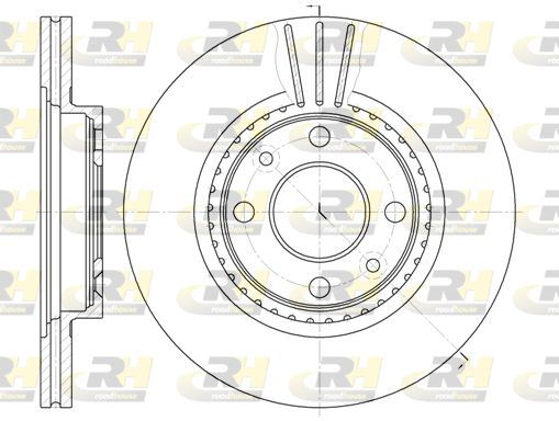 ROADHOUSE 6144.10 | Fren Diski Logan Ls_ Berlina Mcv 09 04 -