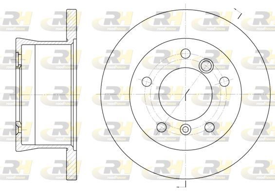 ROADHOUSE 6566.00 | Fren Diski G Class W460 03 79-07 93