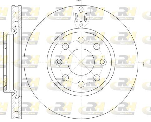 ROADHOUSE 6981.10 | Fren Diski Grande Punto 199 10 05 -