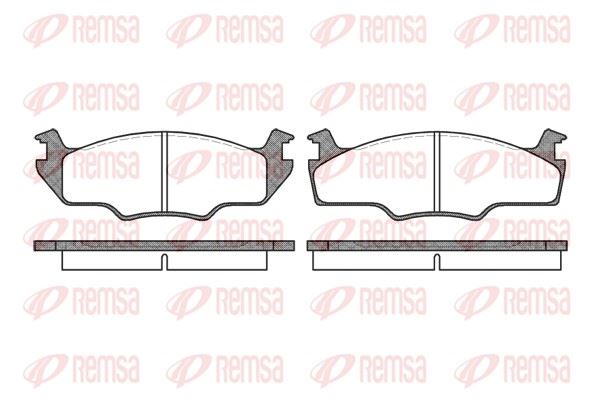 REMSA 0121.00 | Fren Diski Golf I Sedan Cabrio 17 155 04 74-04