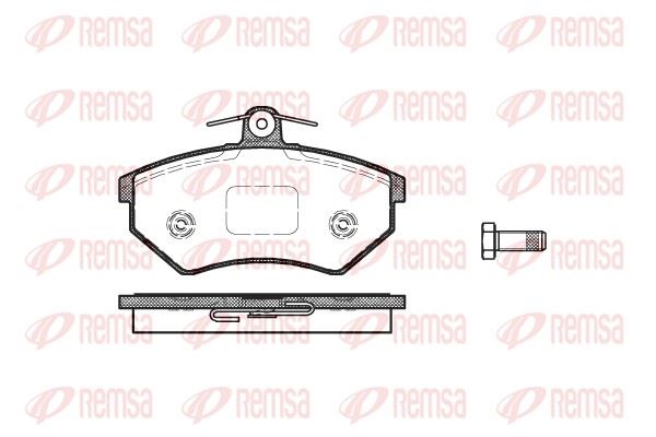 REMSA 0134.50 | Fren Diski Córdoba I Sedan 6K2 C2 Station Wagon