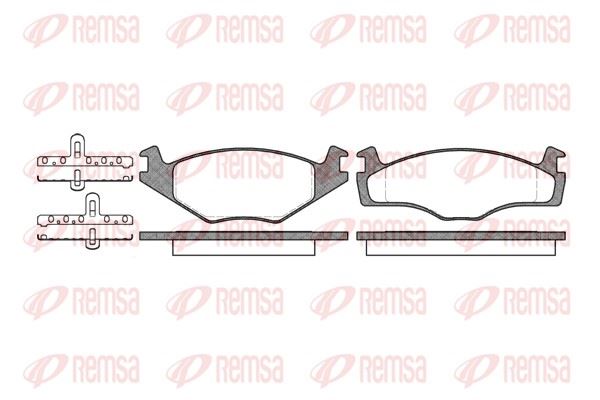 REMSA 0171.00 | Fren Balatası Ibiza II 6K1 03 93-08 99