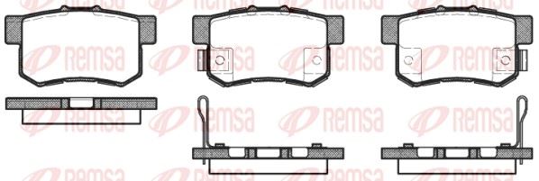 REMSA 0325.52 | Fren Balatası CRV II Rd_ 07 02-12 06