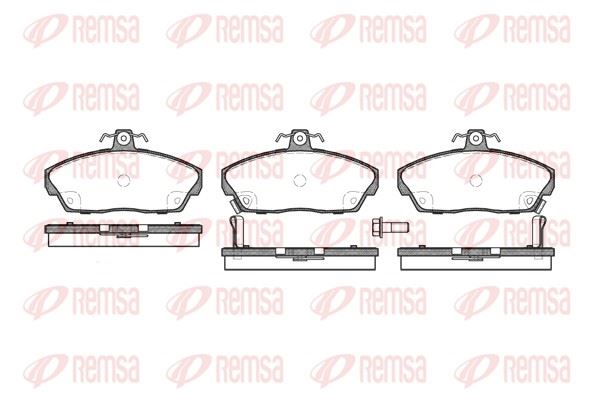REMSA 0337.02 | Fren Balatası Civic IV Eg Ma. Mb Eg. Eh Ej 1