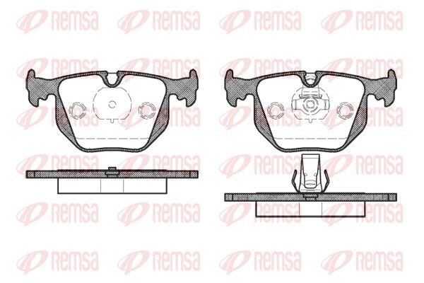 REMSA 0381.20 | Fren Diski 3 Series E46 Compact Coupe Touring 0