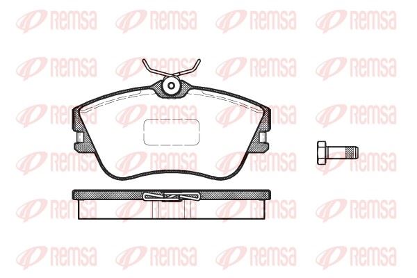 REMSA 0480.00 | Fren Balatası Blazer 94 01 93 -