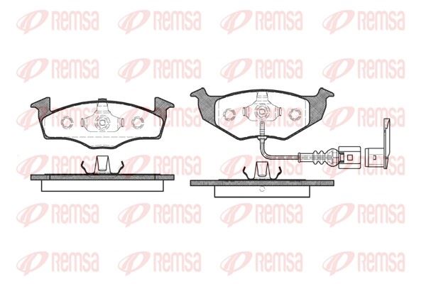 REMSA 0609.11 | Fren Balatası Fabia 6Y2 6Y3 6Y5 12 99-02 07