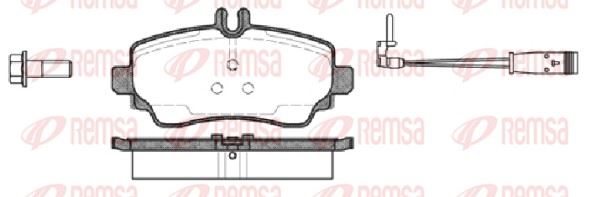 REMSA 0650.22 | Fren Balatası Vaneo 414 02 02-Xx