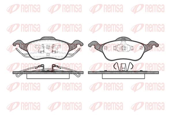REMSA 0691.00 | Fren Balatası Focus I Daw. Dbw. Dfw. Dnw 10 98 -