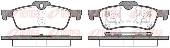REMSA 0862.00 | Fren Balatası Mini R50 R53 06 01-10 06 Xx