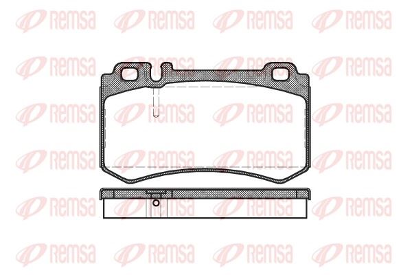 REMSA 0993.00 | Fren Diski CLK Coupe Cabrio C209 A209 06 02 -