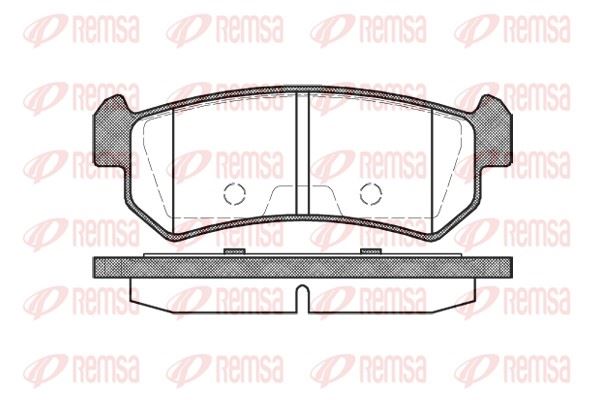 REMSA 1048.00 | Fren Balatası Lacetti 03 05 -