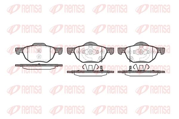 REMSA 1068.02 | Fren Balatası Accord VIII Cl_. Cm_ 02 03-06 08