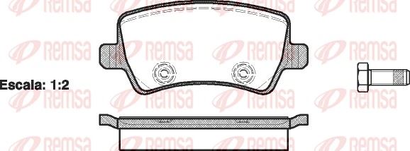 REMSA 1236.00 | Fren Balatası Galaxy 05 > 06 -