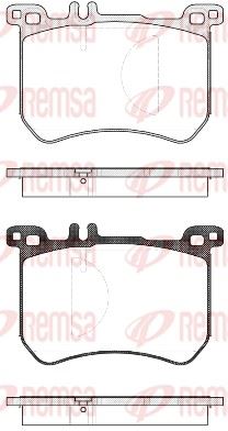 REMSA 1533.00 | Fren Balatası S-Class W222 05 13 -