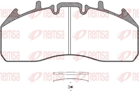 REMSA JCA1257.00 | Fren Balatası