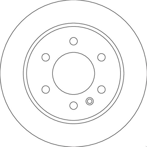 TRW DF6596S | Fren Diski Mercedes W907-W910 Sprinter Arka Elekt. El Frenı