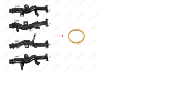 NIFEA 15563 *5 | Turbo Hortum Contası Egea Fiorino 1.3 Multijet | 5 Adet