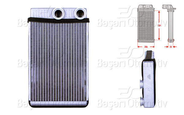 WISCO 2143094-00 | Kalorifer Radyatörü Brazing 206X139 mm Opel Insignia A 1.4 1.6 CDTI 1.8 2.0 CDTI Meriva B 1.4 1.7 CDTI Chevrolet Cruze 1.4 1.6 1.7 TD 08 >