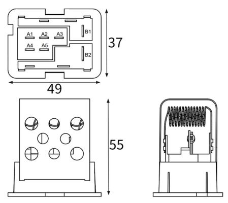 MAHLE ABR 188 000S | Kalorifer Rezistansı Opel Astra G-H Zafira A-B