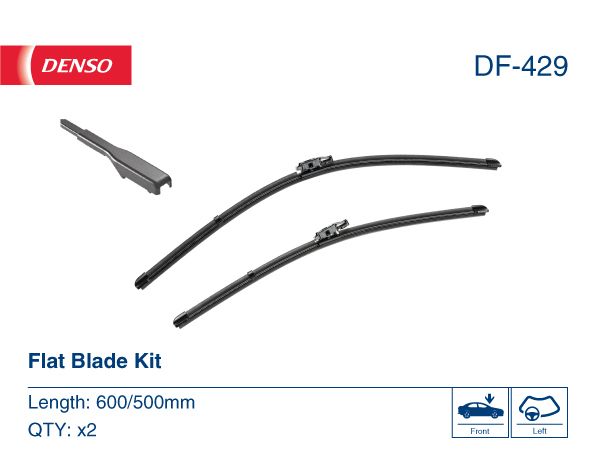 DENSO DF-429 | Silecek Süpürgesı Ön Takım X2 F39 Bm 17-23