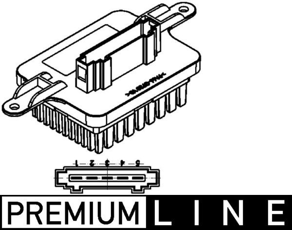 MAHLE ABR 59 000P | Kalorifer Rezistansı