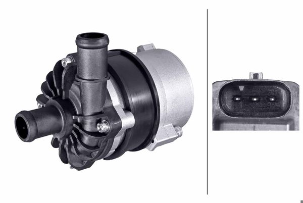 HELLA 8TW358313-331 | Ek Su Pompası VW Passat/Touareg/Porsche Cayenne/Panamera A6/Q7 3.0 TFSI